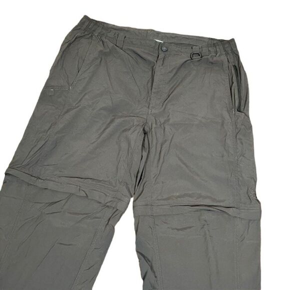 The North Face Convertible Hiking Pants Zip Off Legs Charcoal Men's Size XL - Picture 2 of 16